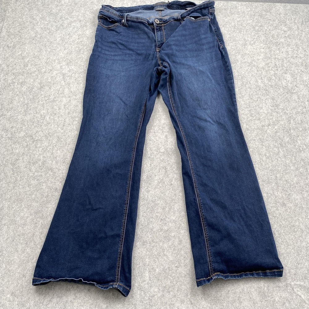 Torrid Luxe Slim Boot Jeans Womens 20R (39x30) Blue Med Wash Stretch Denim